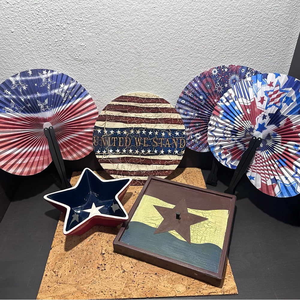 “Primitive Americana” Patriotic Lot (6 pieces)